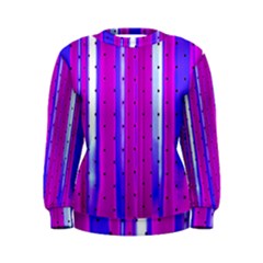 Warped Stripy Dots Women s Sweatshirt by essentialimage365