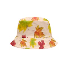 Bright Autumn Leaves Inside Out Bucket Hat (kids) by SychEva