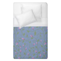 Curly Flowers Duvet Cover (single Size) by SychEva