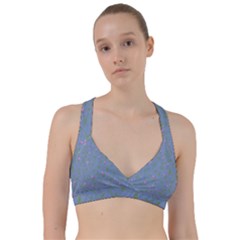 Curly Flowers Sweetheart Sports Bra by SychEva