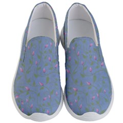 Curly Flowers Men s Lightweight Slip Ons by SychEva