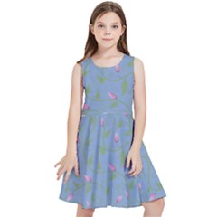 Curly Flowers Kids  Skater Dress by SychEva