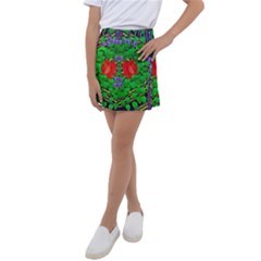 A Island Of Roses In The Calm Sea Kids  Tennis Skirt