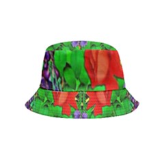 A Island Of Roses In The Calm Sea Bucket Hat (kids) by pepitasart