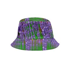 A Island Of Flowers In The Calm Sea Inside Out Bucket Hat (kids) by pepitasart