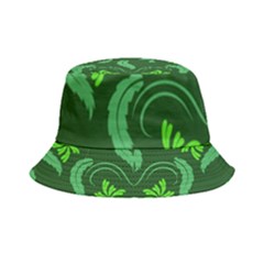 Folk Flowers Print Floral Pattern Ethnic Art Inside Out Bucket Hat by Eskimos