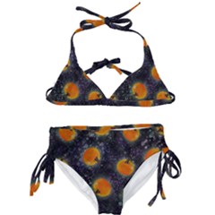 Space Pumpkins Kids  Classic Bikini Set by SychEva