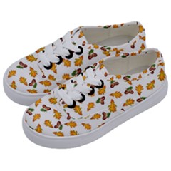 Oak Leaves And Acorns Kids  Classic Low Top Sneakers by SychEva