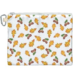 Oak Leaves And Acorns Canvas Cosmetic Bag (xxxl) by SychEva