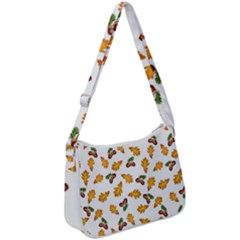 Oak Leaves And Acorns Zip Up Shoulder Bag by SychEva