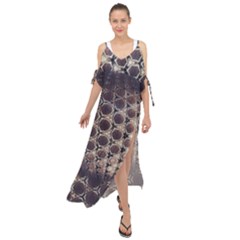 Trypophobia Maxi Chiffon Cover Up Dress by MRNStudios