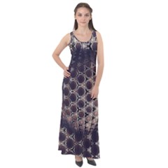 Trypophobia Sleeveless Velour Maxi Dress by MRNStudios