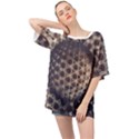 Trypophobia Oversized Chiffon Top View1