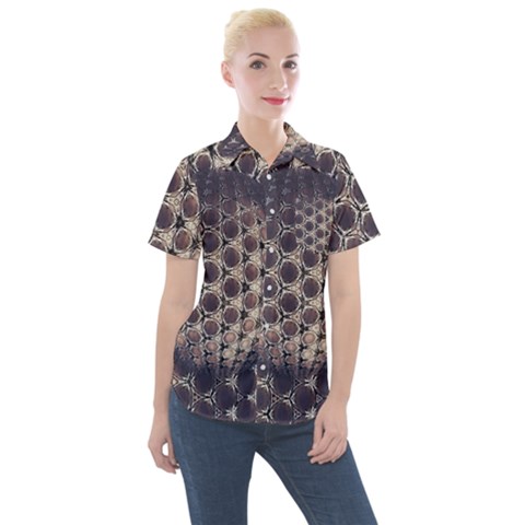 Trypophobia Women s Short Sleeve Pocket Shirt by MRNStudios