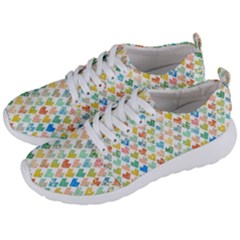 Multicolored Hearts Men s Lightweight Sports Shoes by SychEva
