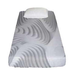 Illusion Waves Fitted Sheet (single Size) by Sparkle