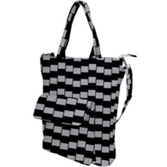 Illusion Blocks Shoulder Tote Bag by Sparkle