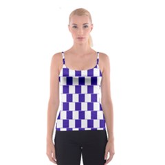 Illusion Blocks Spaghetti Strap Top