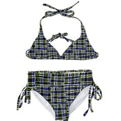 Blocks Illusion Kids  Classic Bikini Set by Sparkle