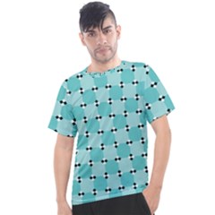 Illusion Blocks Pattern Men s Sport Top by Sparkle