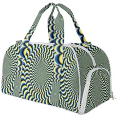 Illusion Waves Pattern Burner Gym Duffel Bag by Sparkle