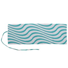 Beach Waves Roll Up Canvas Pencil Holder (m) by Sparkle