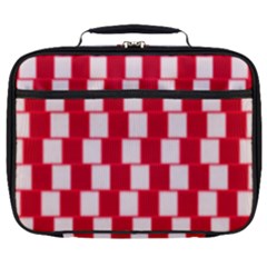 Illusion Waves Pattern Full Print Lunch Bag