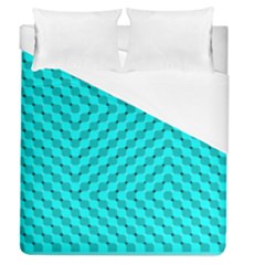 Illusion Waves Pattern Duvet Cover (queen Size) by Sparkle