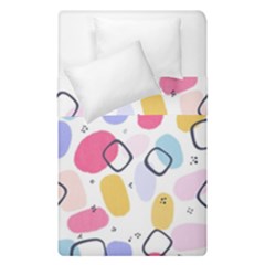 Abstract Multicolored Shapes Duvet Cover Double Side (single Size) by SychEva