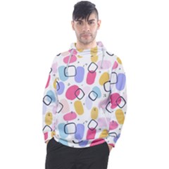 Abstract Multicolored Shapes Men s Pullover Hoodie by SychEva