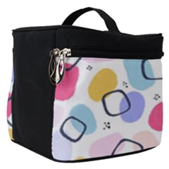 Abstract Multicolored Shapes Make Up Travel Bag (small) by SychEva