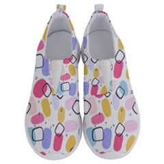 Abstract Multicolored Shapes No Lace Lightweight Shoes by SychEva