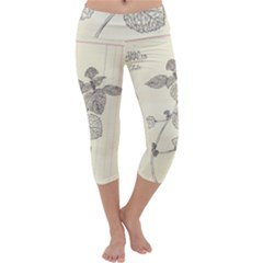 Lemon Balm Capri Yoga Leggings by Limerence