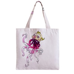 Carnie Squid Zipper Grocery Tote Bag