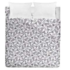 Geometric City Duvet Cover Double Side (queen Size) by SychEva