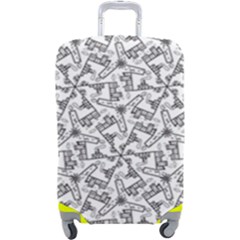 Geometric City Luggage Cover (large) by SychEva