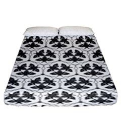 Night Moths Fitted Sheet (king Size) by SychEva