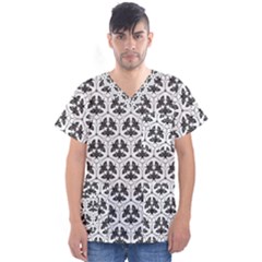 Night Moths Men s V-Neck Scrub Top