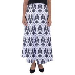 Night Moths Flared Maxi Skirt