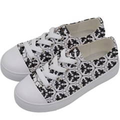 Night Moths Kids  Low Top Canvas Sneakers by SychEva