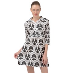 Night Moths Mini Skater Shirt Dress