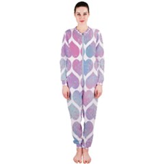 Multicolored Hearts Onepiece Jumpsuit (ladies)  by SychEva