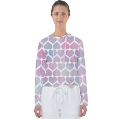 Multicolored Hearts Women s Slouchy Sweat by SychEva