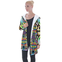 375 Chroma Digital Art Custom Kal00012 Longline Hooded Cardigan by Drippycreamart