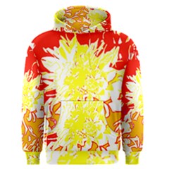 Red And Yellow Floral Men s Core Hoodie by 3cl3ctix