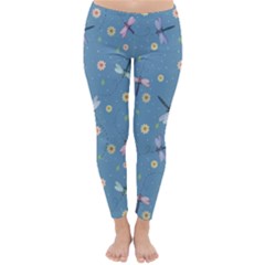Cute Dragonflies In Spring Classic Winter Leggings by SychEva
