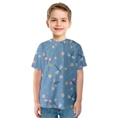 Cute Dragonflies In Spring Kids  Sport Mesh Tee