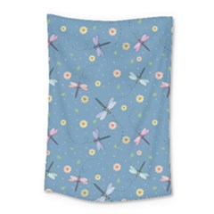 Cute Dragonflies In Spring Small Tapestry by SychEva
