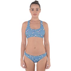 Cute Dragonflies In Spring Cross Back Hipster Bikini Set