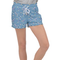 Cute Dragonflies In Spring Velour Lounge Shorts